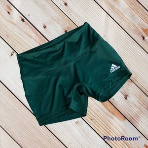 ADIDAS M green climalite athletic shorts